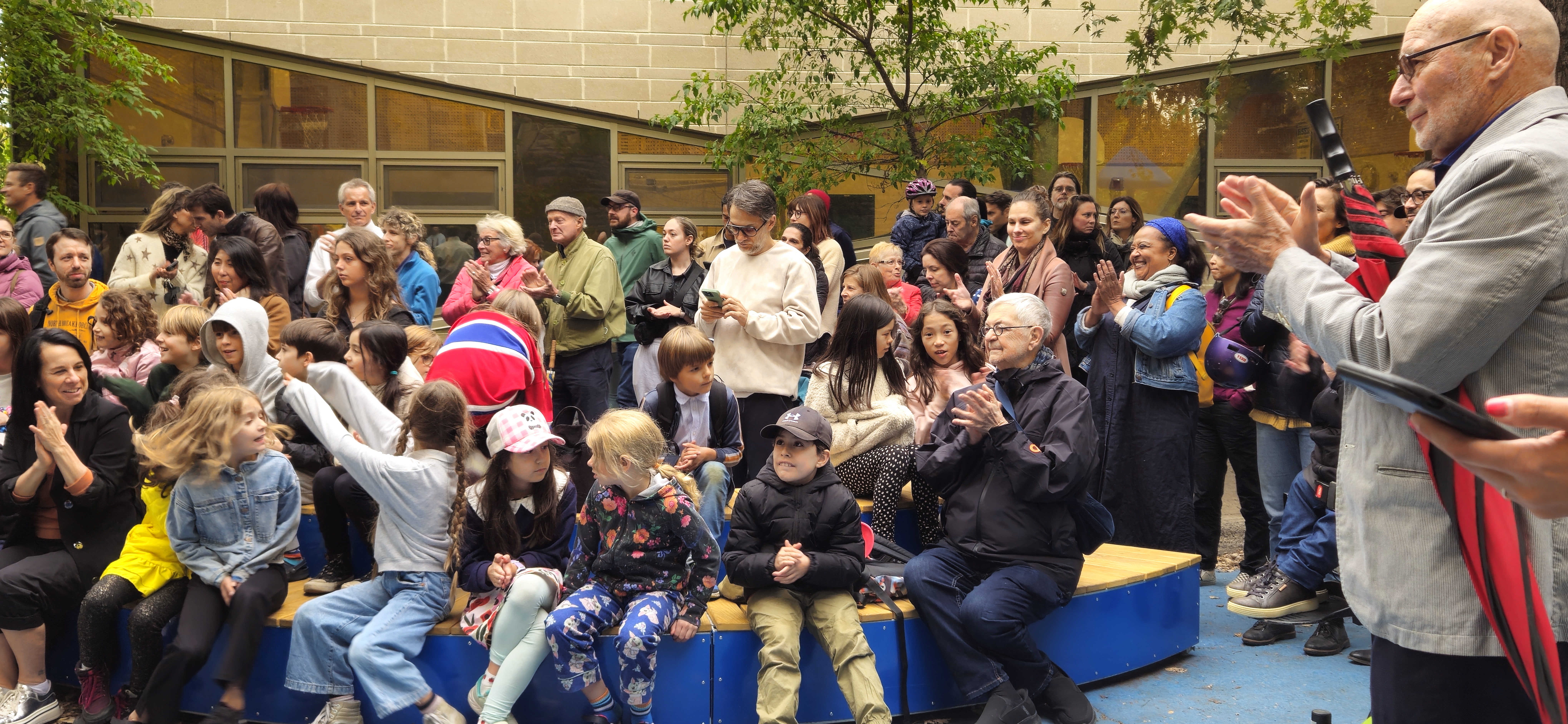 La première place-école du Plateau nommée en l’honneur de l’auteur Michel Tremblay